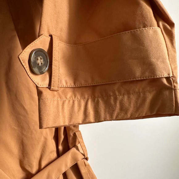 Lane Bryant Camel Tan Short Trench Coat - Picture 10 of 13
